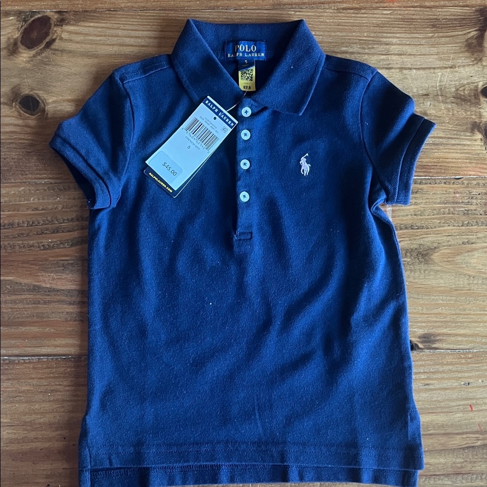 Polo by Ralph Lauren Kids Dark Blue Polo Shirt